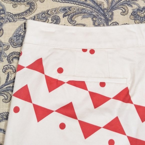 J. Crew Geo Print Shorts, sz 4 - Picture 4 of 9